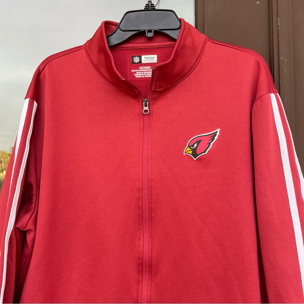 NFL Team Arizona Cardinals Red Full-Zip Jacket XL